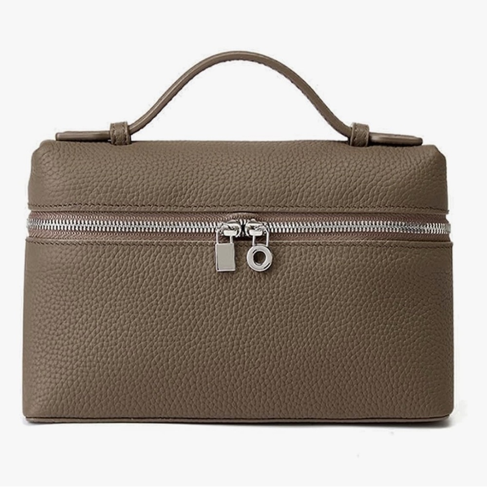 Top-Handle Vanity Case Style Crossbody Bag